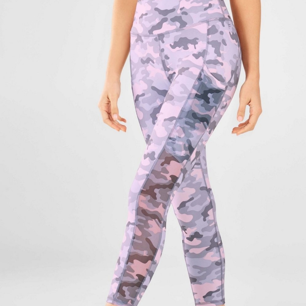 Fabletics high waisted camo leggings